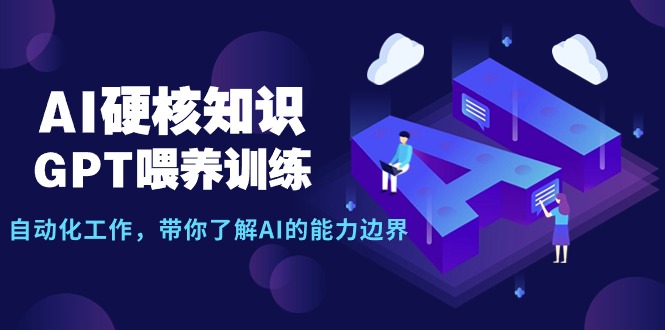 AI硬核知识-GPT喂养训练，自动化工作，带你了解AI的能力边界（10节课）-逍遥资源网